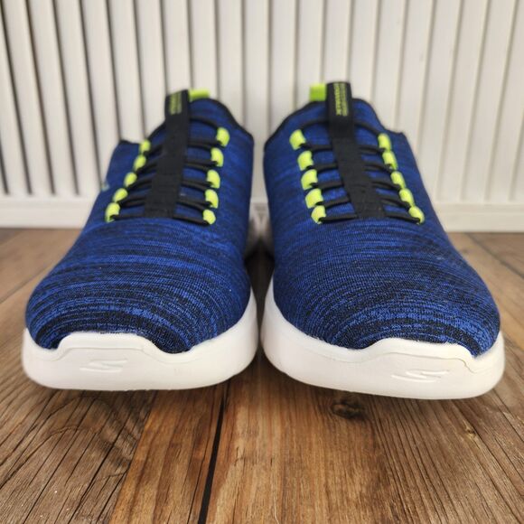 Skechers Go Walk Flex Ultra Mens Sz 9 Blue Slip On Walking Sneakers Shoes 216484 - Picture 2 of 9